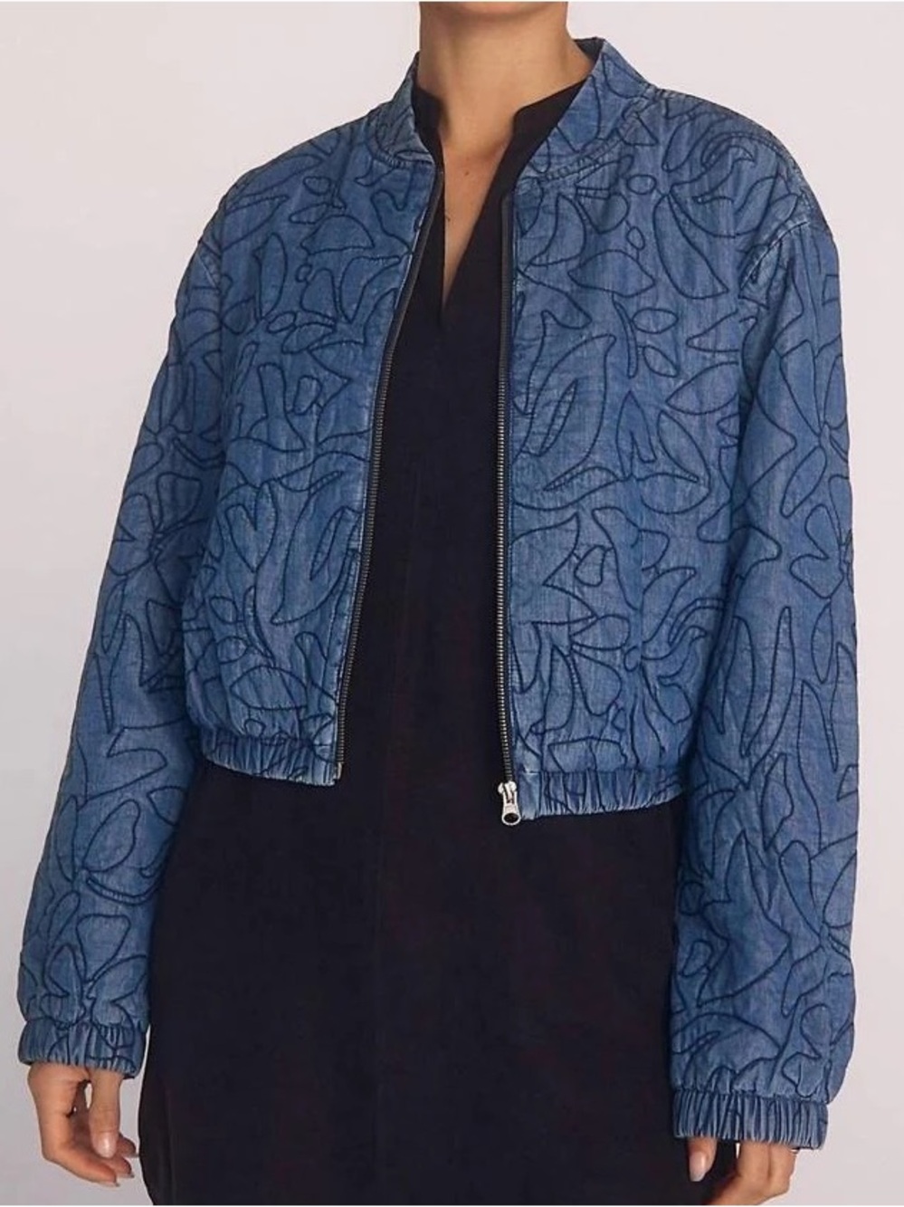 Bella Dahl Bomber Jacket - Quilted Floral